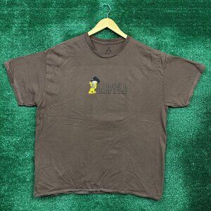 Cowboy Garfield Far West brown T-shirt size extra large